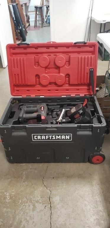 Craftsman Tool Set & Plastic Tool Chest w/