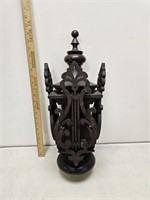 Antique Newel Post- 22" Tall- Solid Wood- One