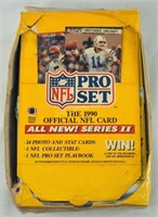 1990 N F L Pro Set Series 2 Card Box