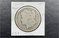 1885 US Morgan Silver Dollar