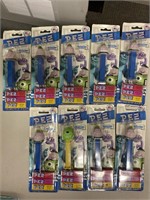 PEZ Candy Collectible 'Monsters University', Qty.9