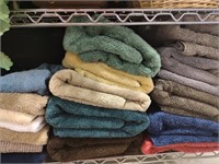Contents of Two Shelves, Towels +