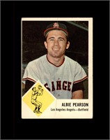 1963 Fleer #19 Albie Pearson VG to VG-EX+