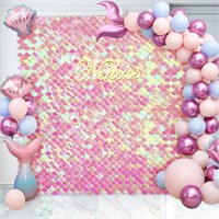 Rainbow Pink Backdrop Panels (24PCS)