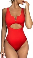SIZE : L - Meyeeka Womens One Piece Swimsuits