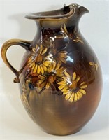 RARE ROOKWOOD ART POTTERY HAND PAINTED PITCHER