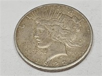 1922 S Silver Peace Dollar Coin