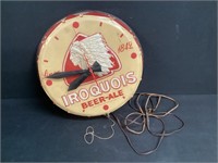 Vintage Iroquois Beer-Ale Clock