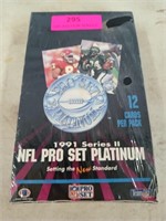 1991 series 2 NFL pro set Platinum trading cards