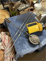 Hobo Pie Maker grilling basket and Flashlight