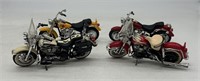 (4) Vintage Harley Davidson Motorcycle Models