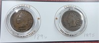 1895 1896 Indian head pennies