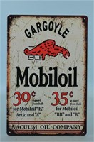 Gargoyle Mobiloil Metal Sign