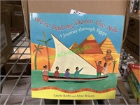 We’re sailing down the nile books