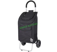 Dbest products folding trolley dolly black