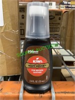 Kiwi scuff cover for brown leather