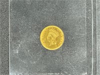 1873 one dollar gold coin
