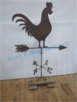 Rooster weathervane  on stand