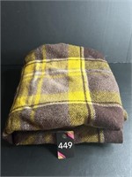 Wool Car Blanket 47"W x 48"H