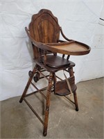 Antique high chair / Walker / potty