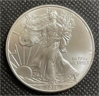 2011 Uncirculated 1 Oz American Silver Eagle