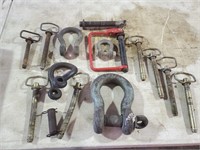 Hitch pins and clevis
