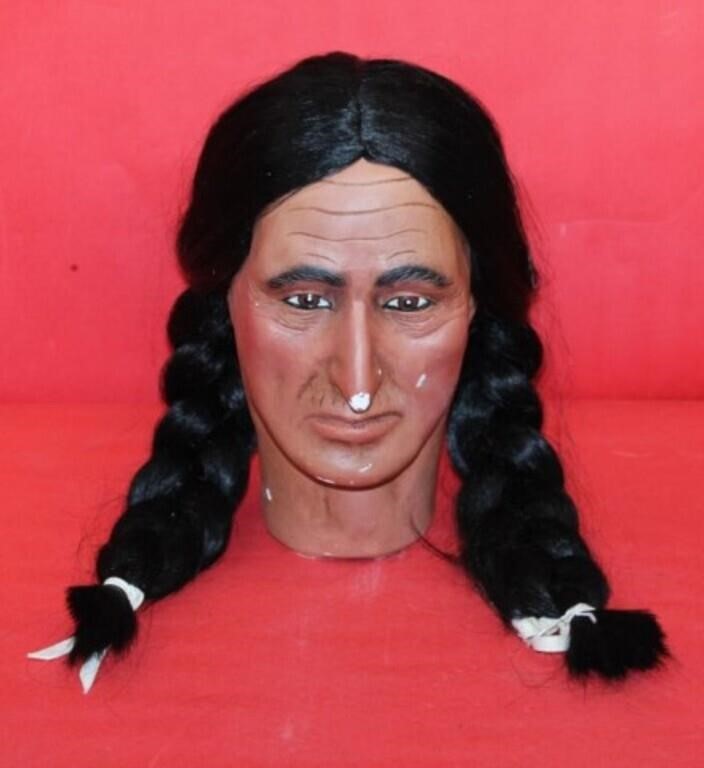 INDIAN HEAD WITH WIG