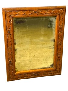 Wooden Framed Vintage Mirror