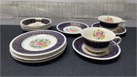 Lot Vintage Royal Ascot Saguenay Pattern Dishes