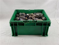 #44 Bin Of Vacuum Tubes Loose Larger Sizes