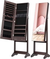 Nicetree Jewelry Cabinet with Full-Length Mirror