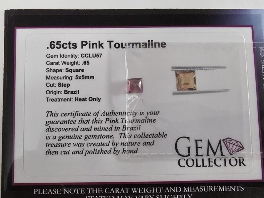 .65cts Pink Tourmaline