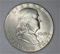 1949 s Better Date Franklin Half Dollar