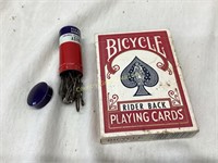 Fishing Hooks & Playing Cards