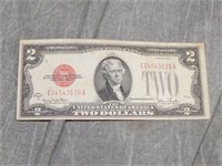 VERY NICE 1928 $2 Note Red Seal