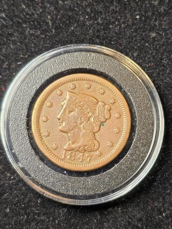 1847 Large Cent