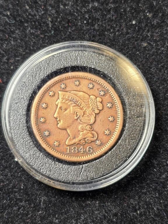 1846 Large Cent - Small date