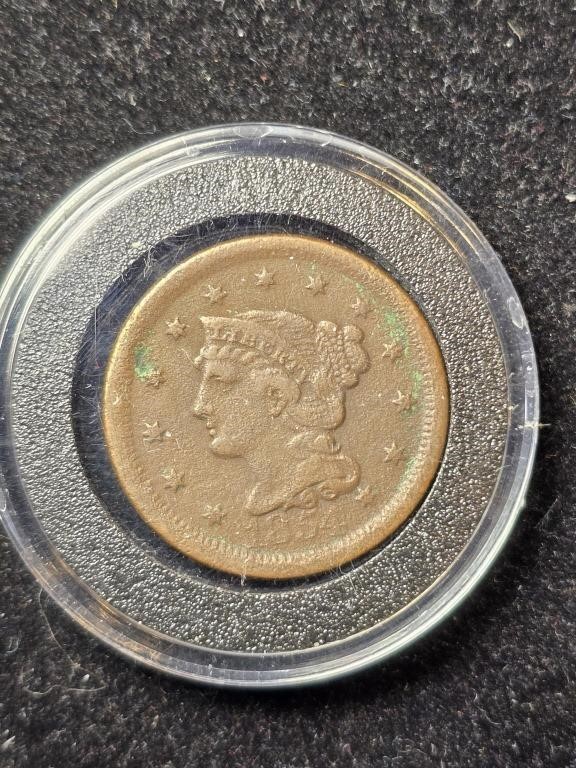 1854 Large Cent