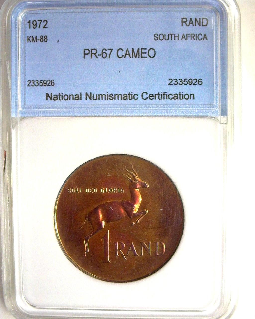 1972 Rand NNC PR67 CAM South Africa