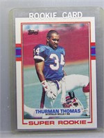 Thurman Thomas 1989 Topps Rookie