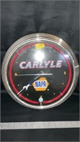 Carlyle NAPA clock,  not tested