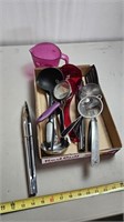 Ladles tongs and misc