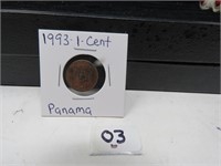 1993  Panama URRCA 1 Cent