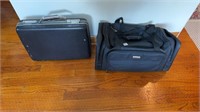Briefcase and duffle bag