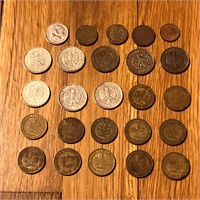 (25) Mixed Germany Coins