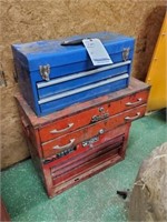 LOT OF (3) VARIOUS TOOL BOXES