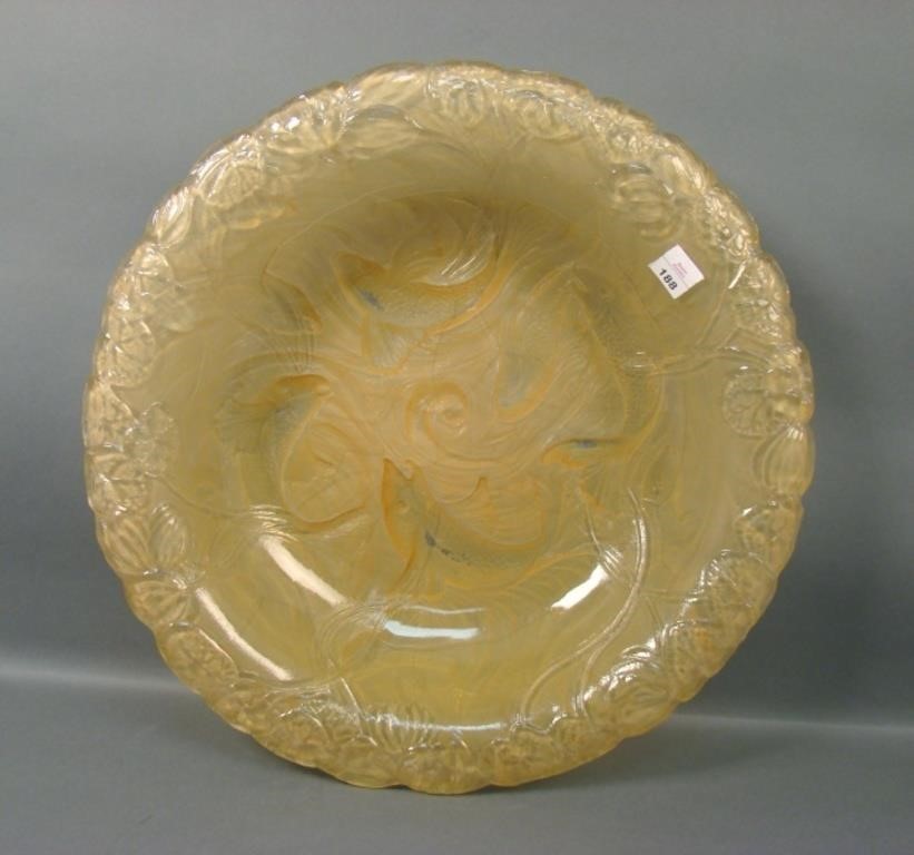 Consol. Honey Tropical Fish Lg. Console Bowl.