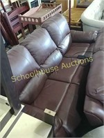 Like NEW power double recliner couch approx 7ft