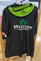 Western Cannabis T-Shirt Size 2X and Fanny Pack.