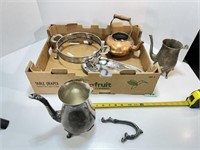 Misc Silver Plated & Copper Items